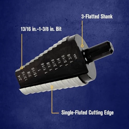 Unibit #21 - 1/2-Inch Shank