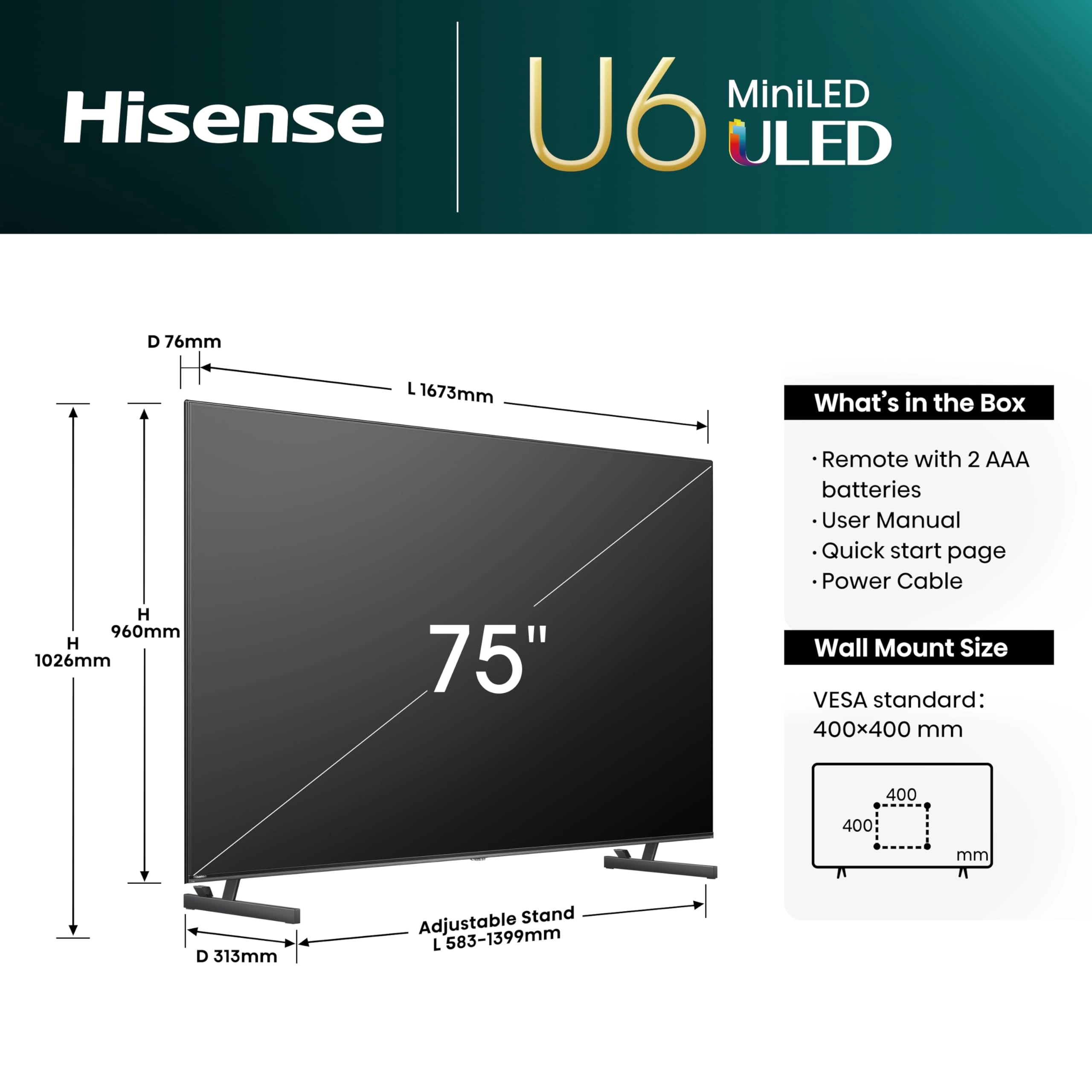 75U6N - 75-Inch