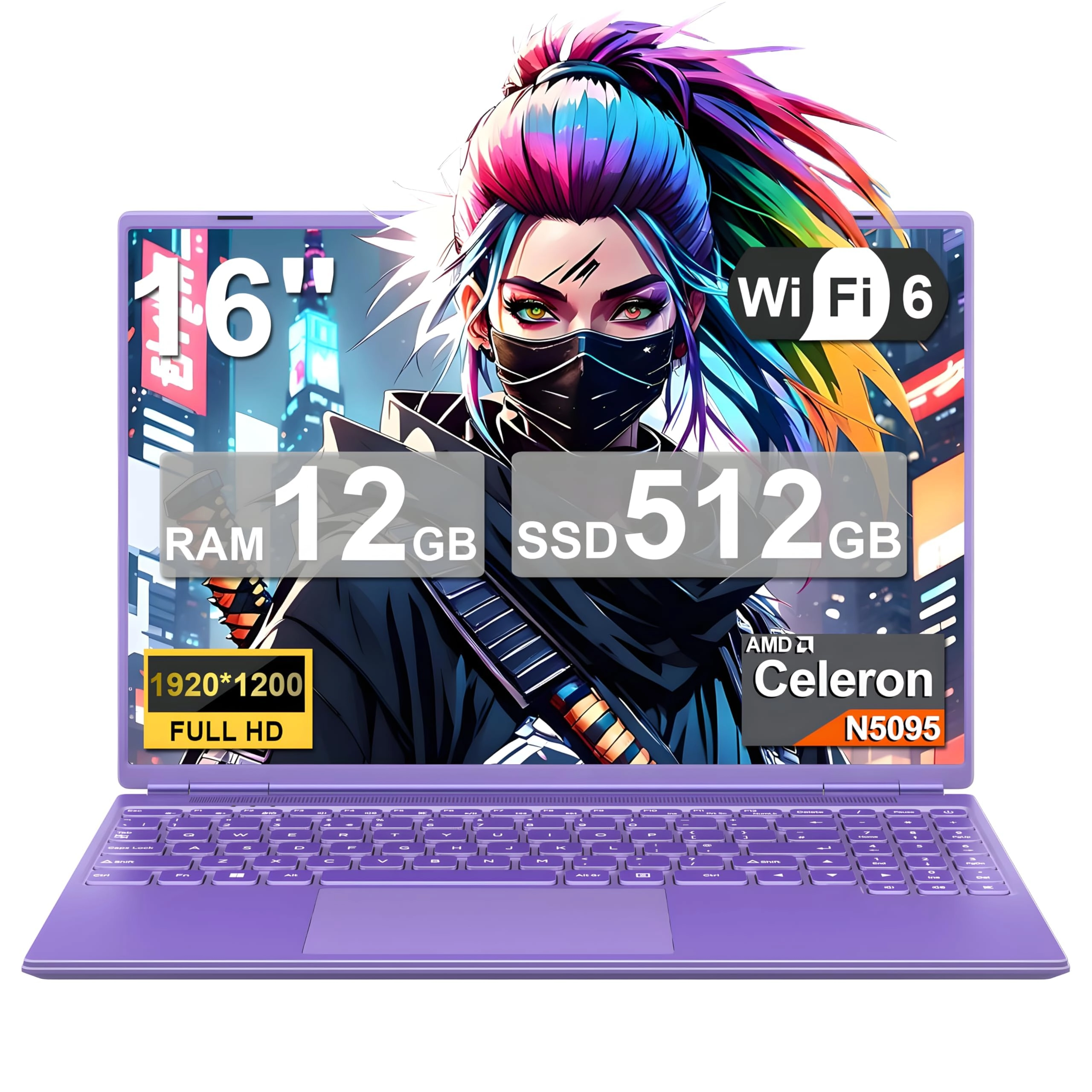 N600 - 16'' Celeron N5095 12GB DDR4 512GB SSD