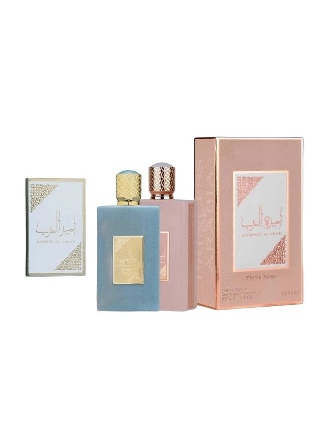 Lattafa Ameer Al Arab Imperium Eau de Parfum 100 ml + Ameerat Al Arab Prive Rose Eau de Parfum 100 ml
