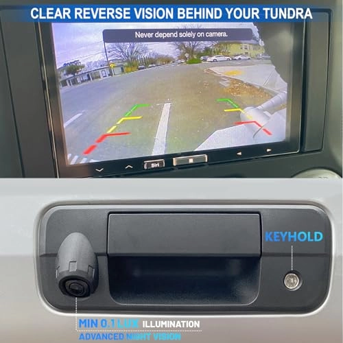 Tailgate Handle Backup Camera - Night vision RCA 480 TV line