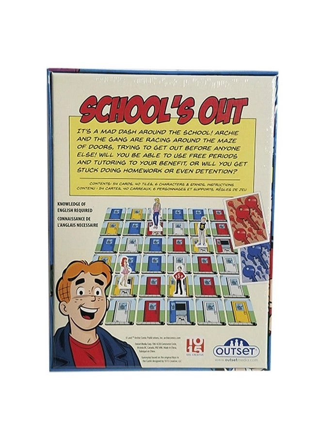 Keys to Riverdale High: Make Your Way Across and Out of School - Build-The-Board Card Game