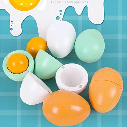 wooden simulation eggs - 3+ 6 pieces