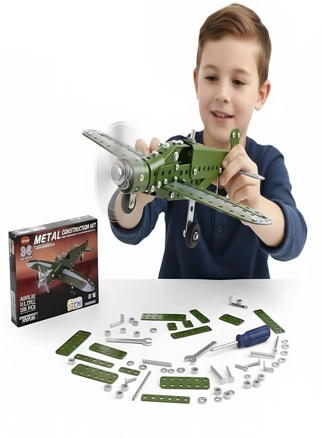 ROHSCE Metal Model Airplane Kit - 258 pcs for ages 8+