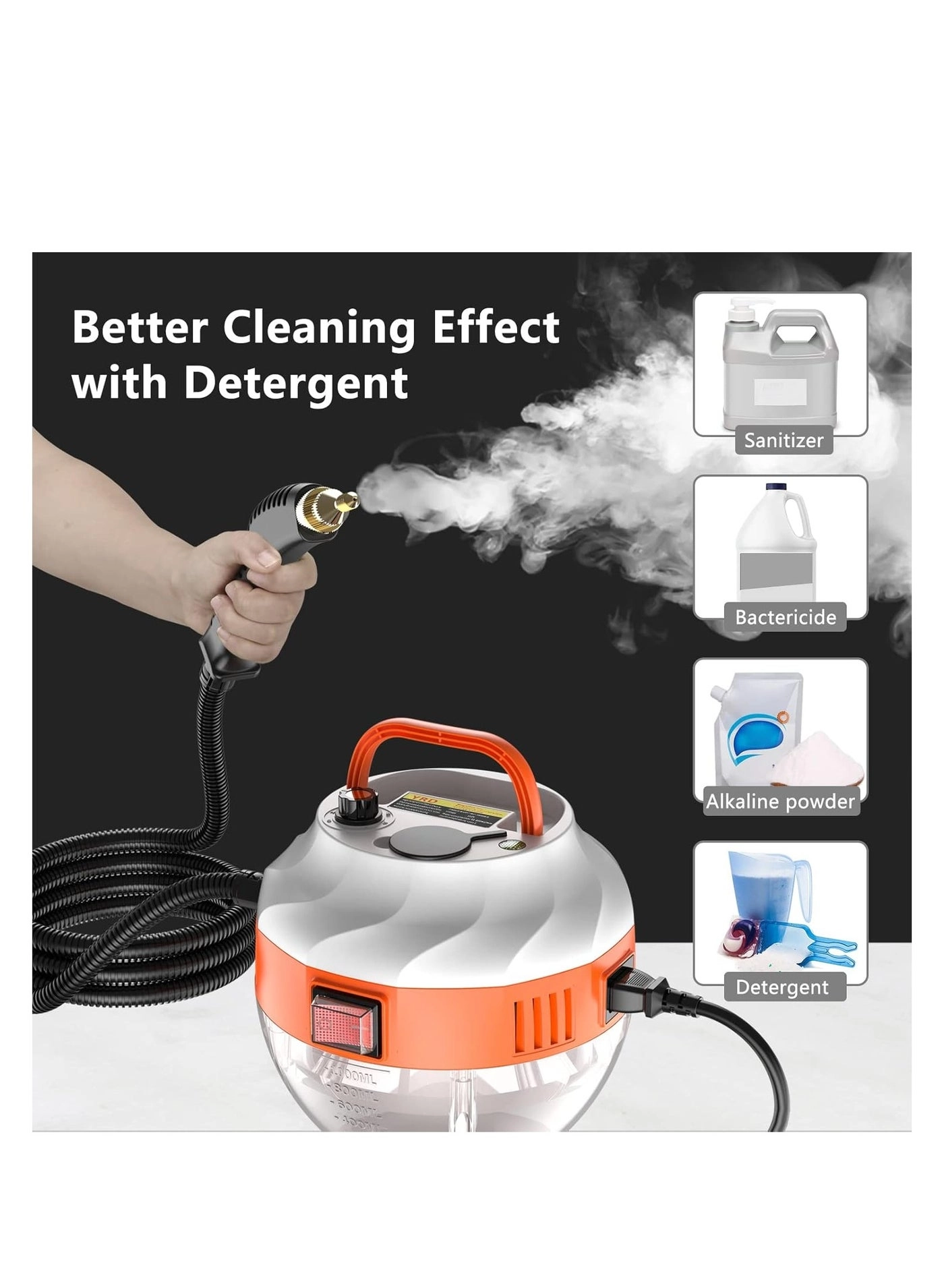 Handheld Steam Cleaner - 3BAR 400 Milliliters
