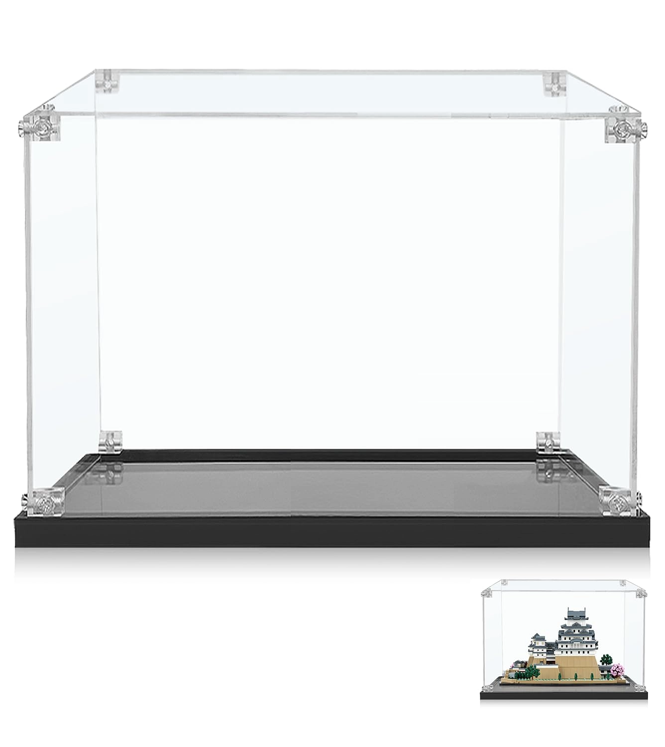 iCUANUTY Acrylic Display Case for LEGO Architecture Castle Himeji 21060