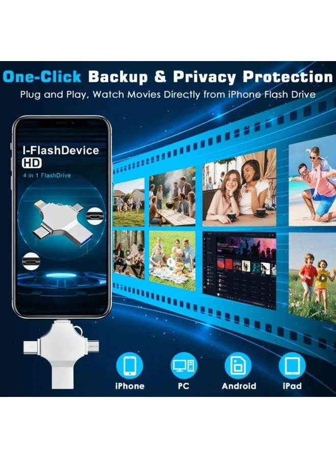 USB Flash Drive - USB 3.0 4-in-1