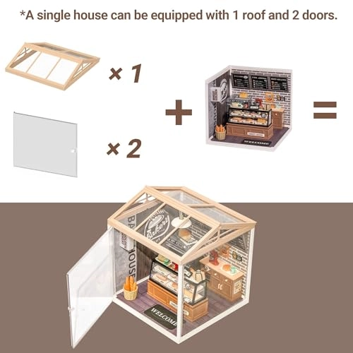 DIY Miniatures Dollhouse Kit - Emily's Florist 1/24