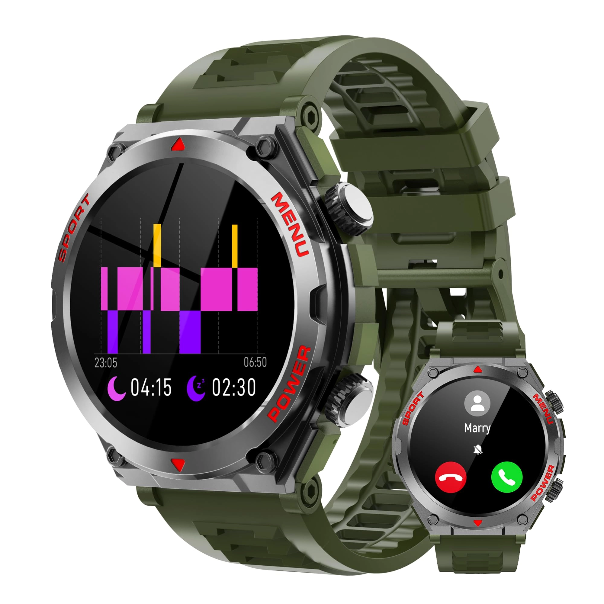 Jdcrsj Military Smart Watch AI6