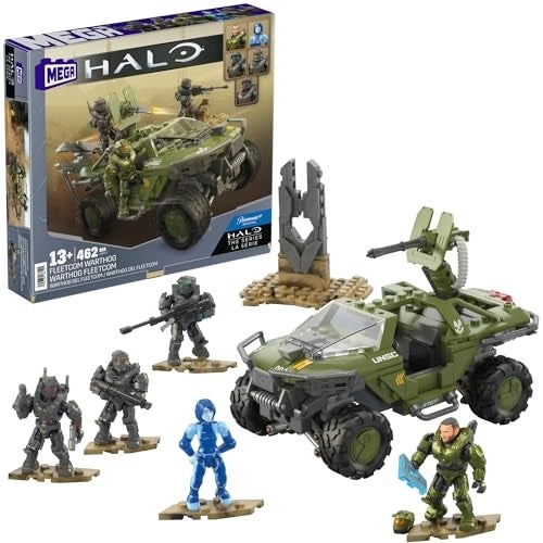 MEGA Halo FLEETCOM Warthog - 5 Micro Action Figures