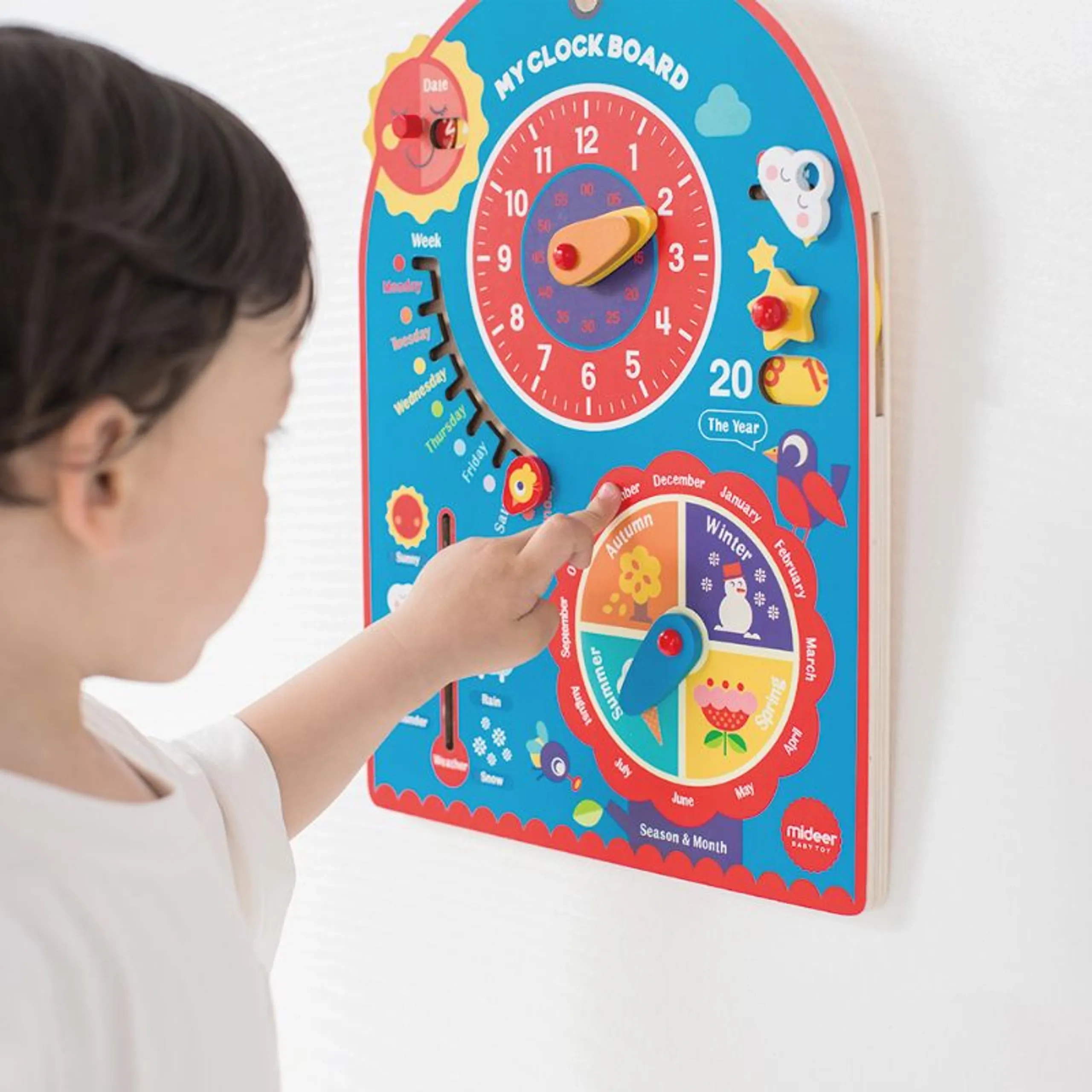 Clock Board - 3 + 1 pieces