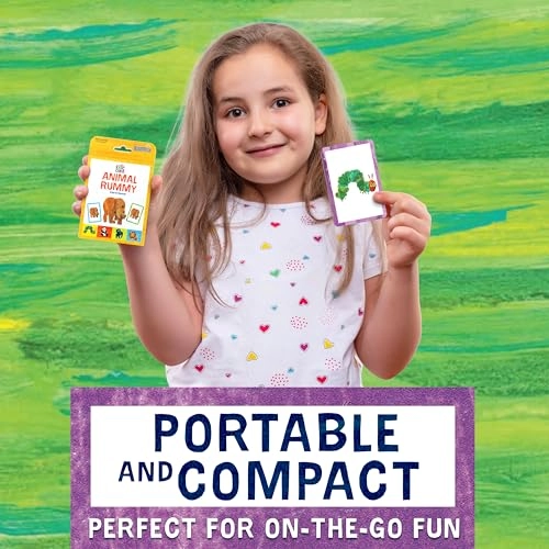 The Very Hungry Caterpillar Animal Rummy Card Game - 48 Jumbo Cards