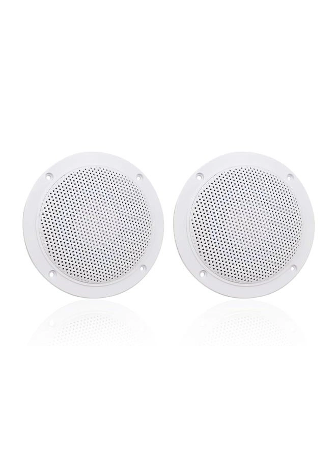 Marine Ceiling Flush Wall Mount Speakers - 4 Inches 160Watts