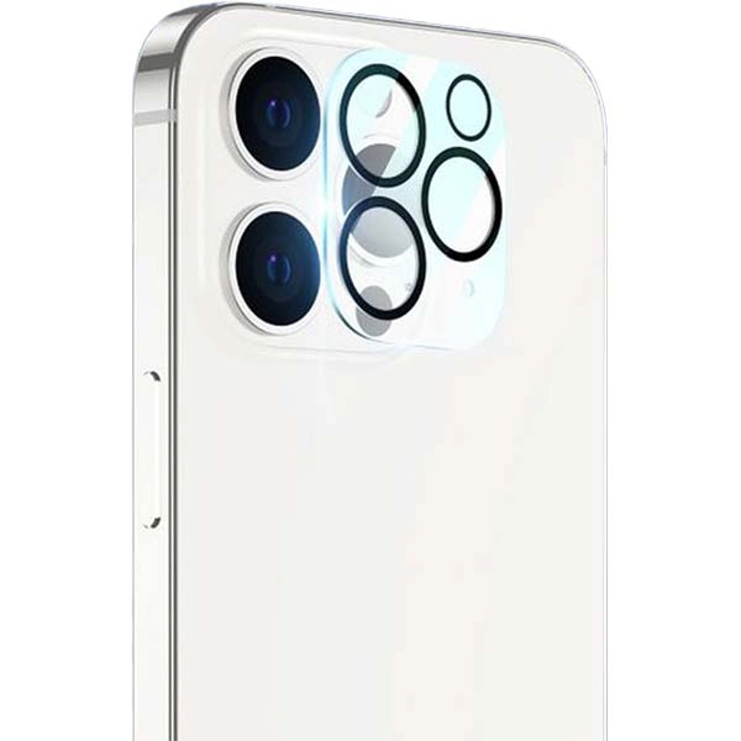 Electronic Silk Road Corp. Clear Tempered Glass Camera Lens Protector for iPhone 13 Pro Max (1-Pack)