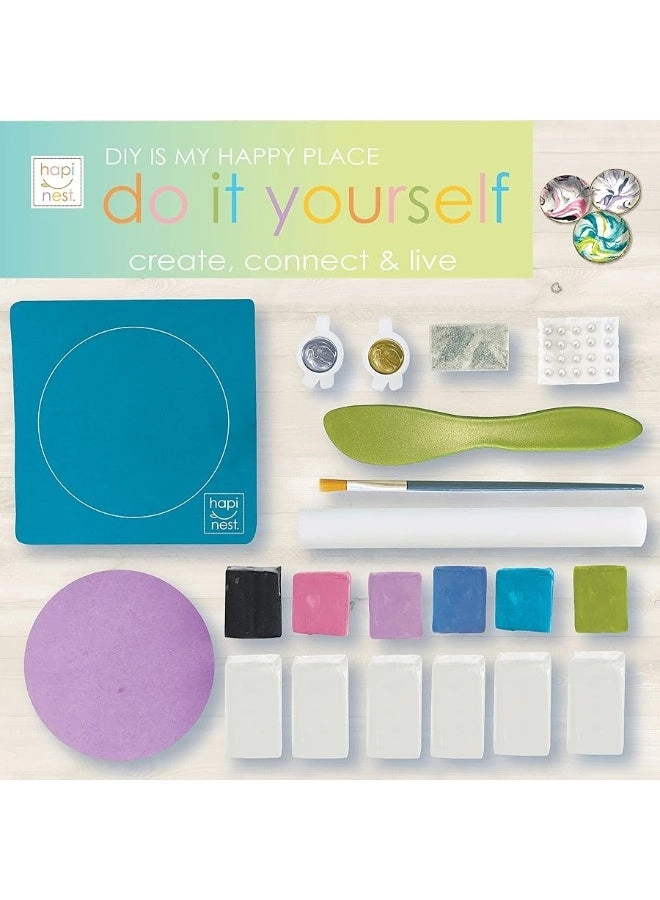Make Your Own Clay Jewelry Dish Craft Kit - 3 Dishes Ages 8-12