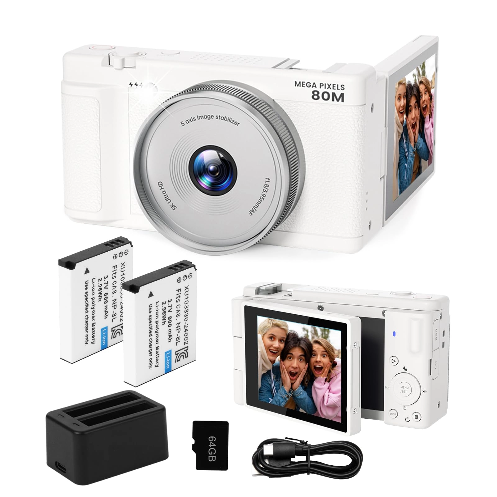 uziikl UHD 5K Digital Camera
