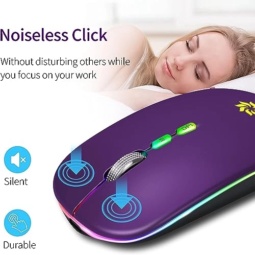 Slim Silent Mouse - Wireless