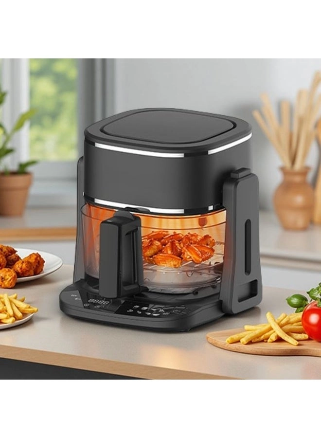 4-in-1 Multi-Function Electric Cooker - 180° Flip Design Digital Touch Control