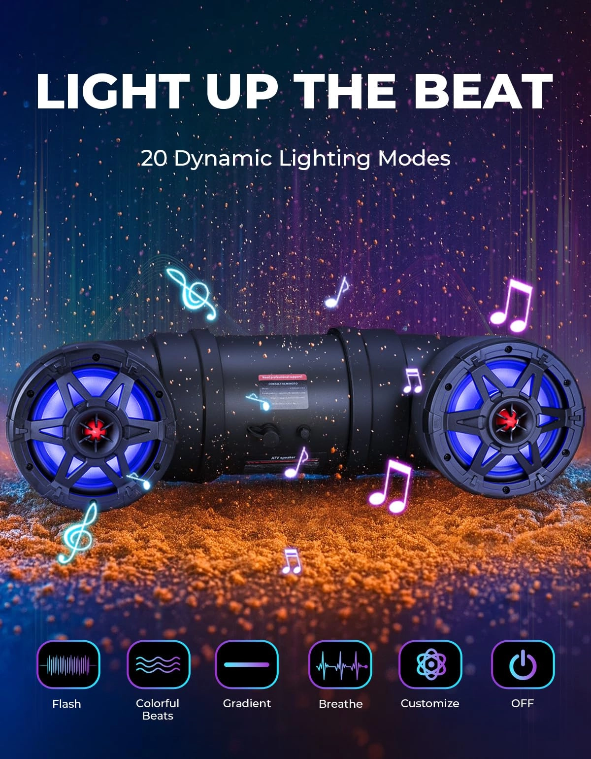 ATV Speaker - 6.5 Inch Full Range