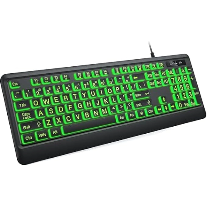 Backlit Keyboard - Wired