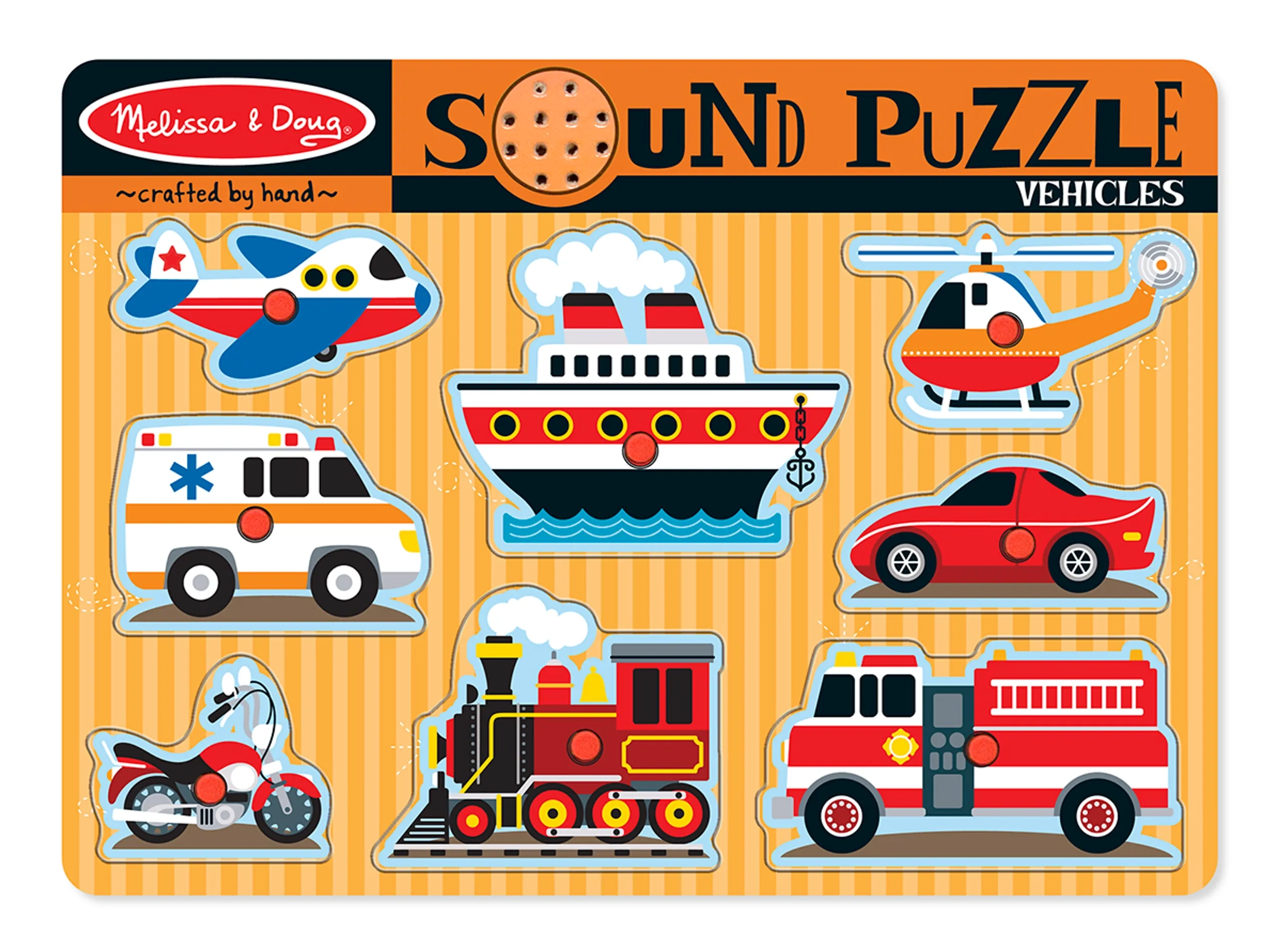 Melissa & Doug Vehicles Sound Puzzle - 2 years+