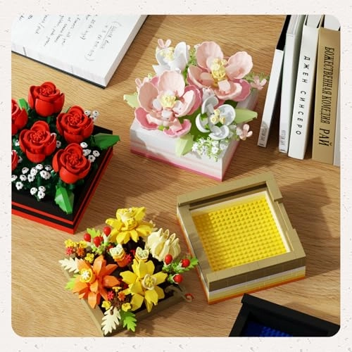 Flower Building Blocks Jewelry Box - 494pcs