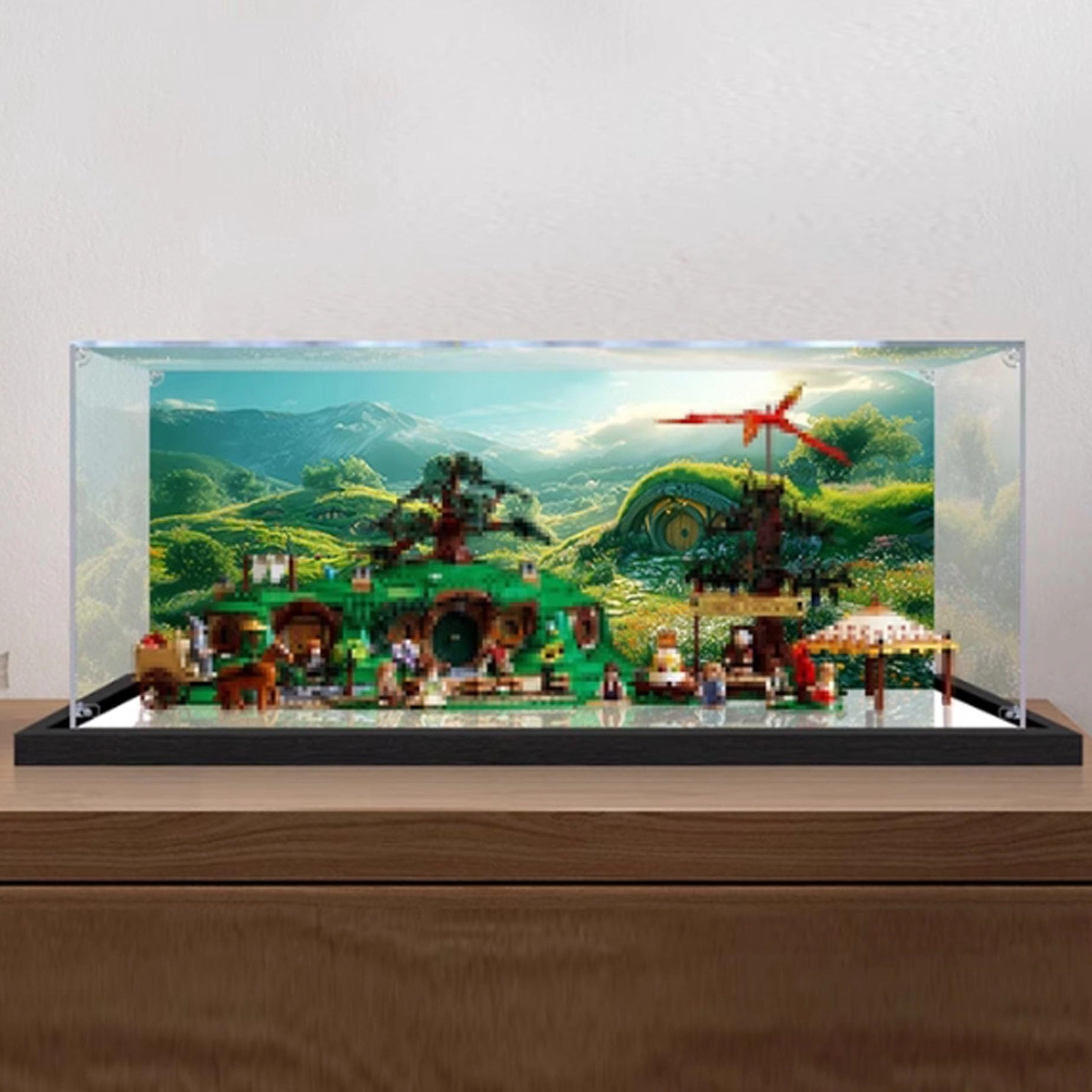 Acrylic Display Case for LEGO Char Block Model 10354