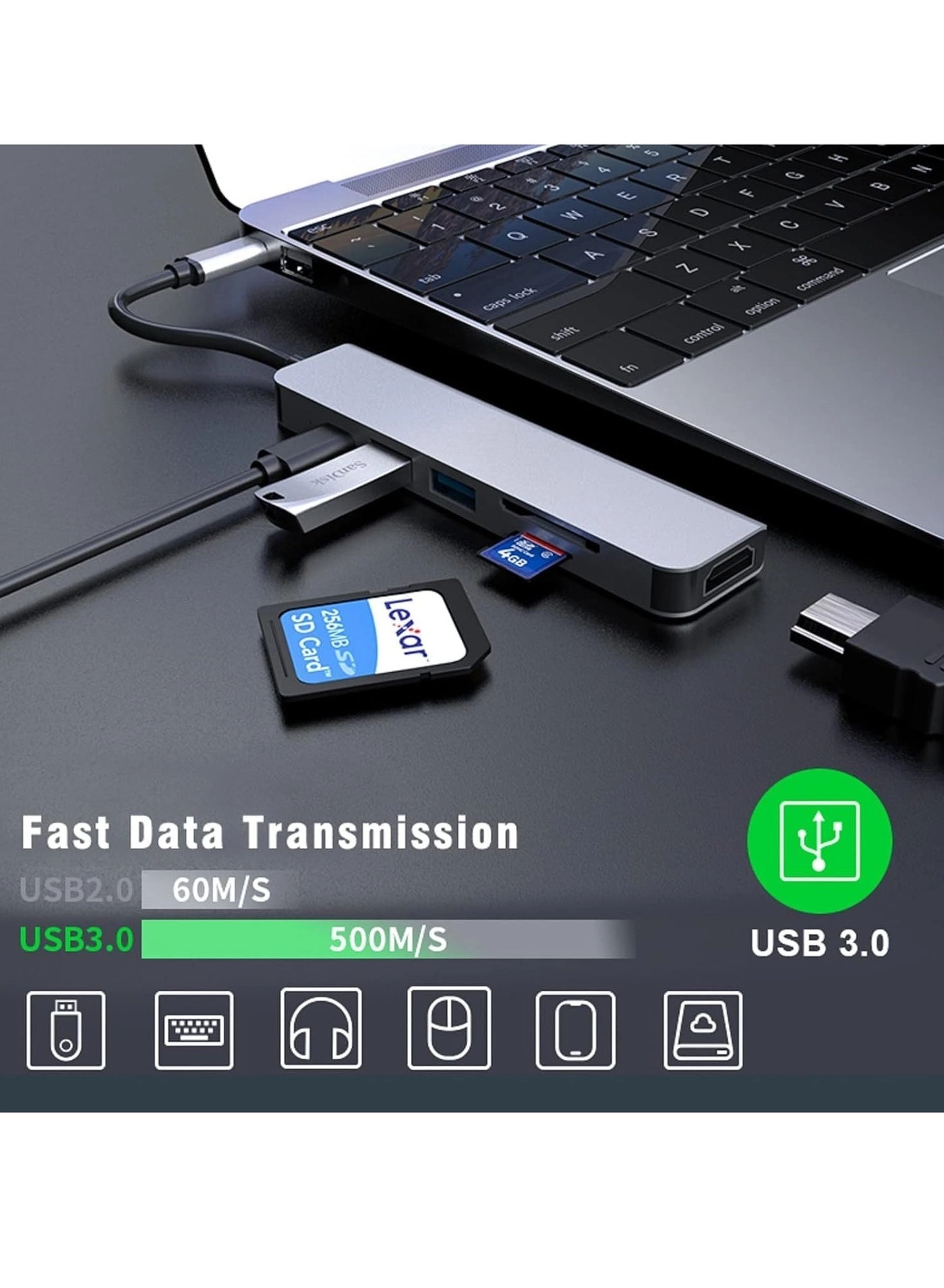 USB C Hub - Type-C MacBook Pro MacBook Air