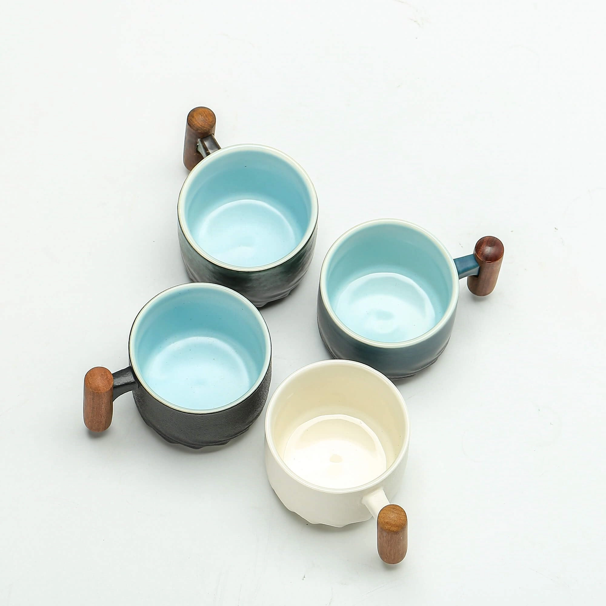 Espresso Cup - 2 pcs Wooden Handle