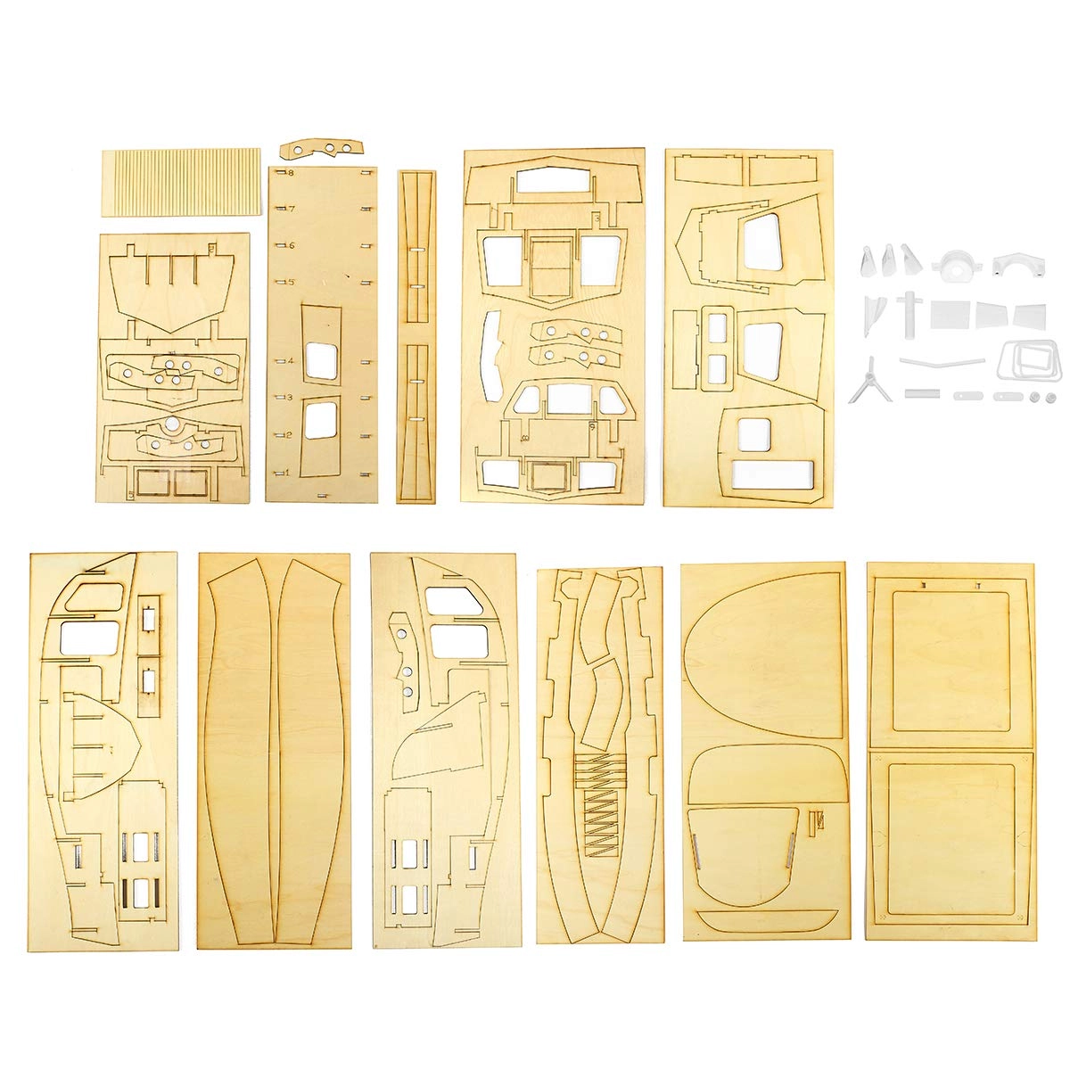 SUBKANSH Wooden Sailing Boats Model - 1:18 DIY Assembly