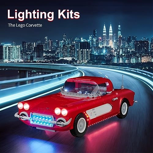 LED Light Kit for LEGO 10321 Corvette - Plastic 1