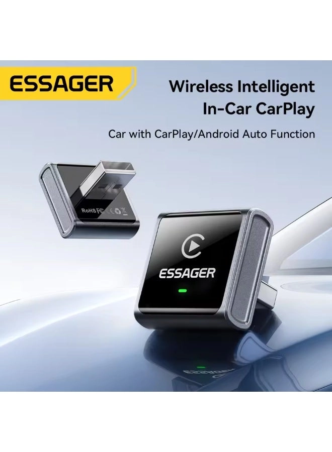 ESSAGER USB Wireless CarPlay Adapter