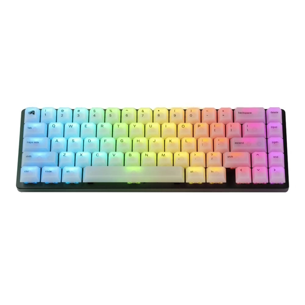 Polychroma Translucent RGB Keycaps - 60% 65% 75% TKL 96% full-sized