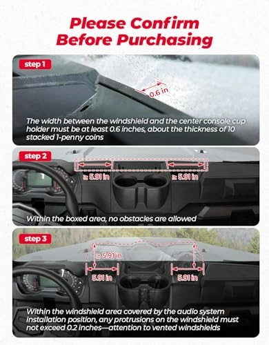 UTV 3-Speakers Sound System - 5.25" Stereo