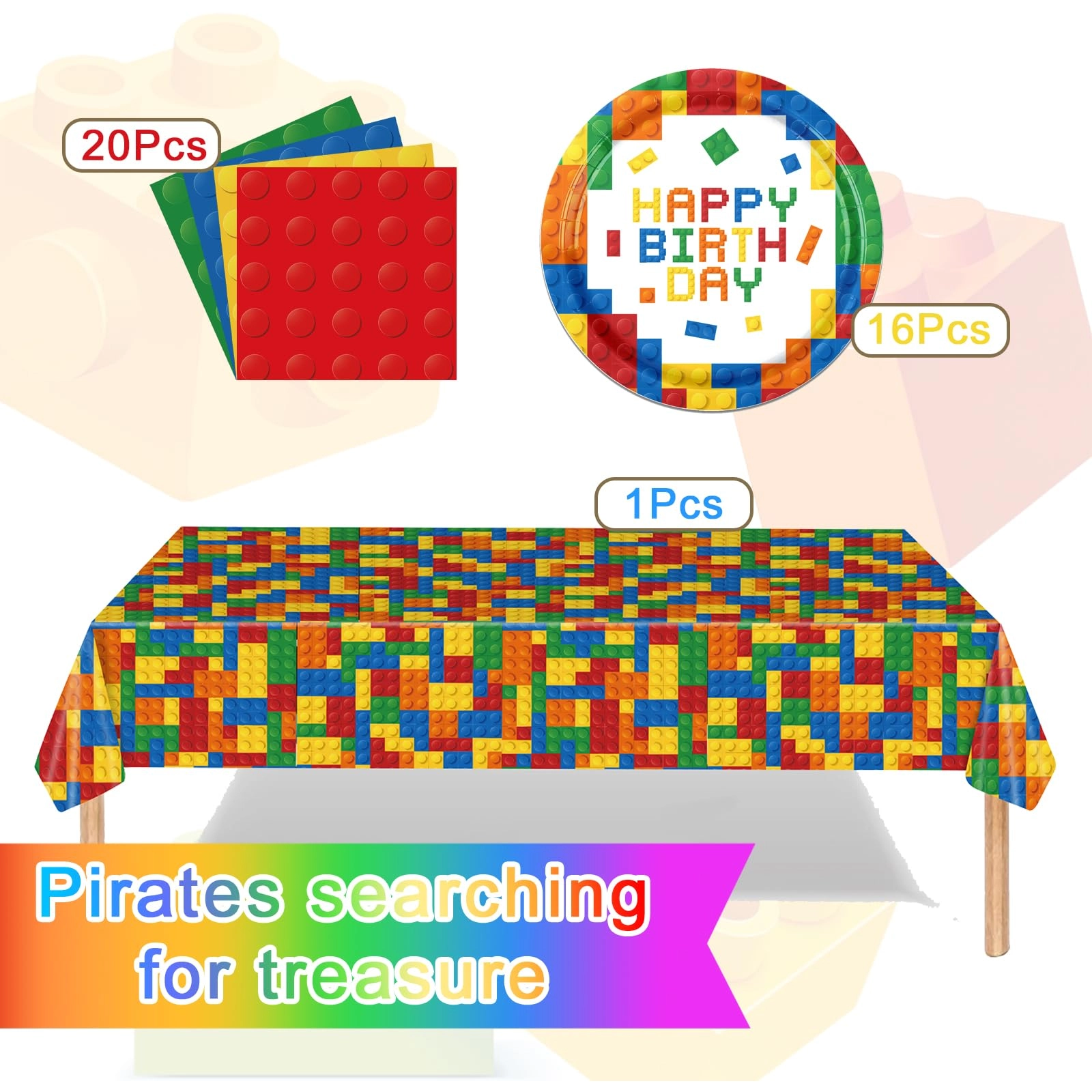 Tableware Set - 37Pcs Birthday