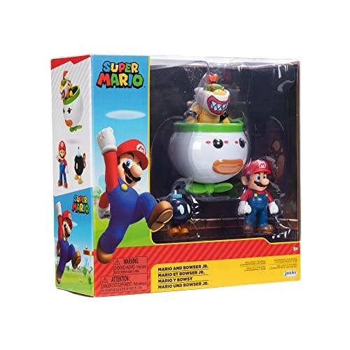 Mario + Bowser Jr. Clown Car (410314) 2 pcs