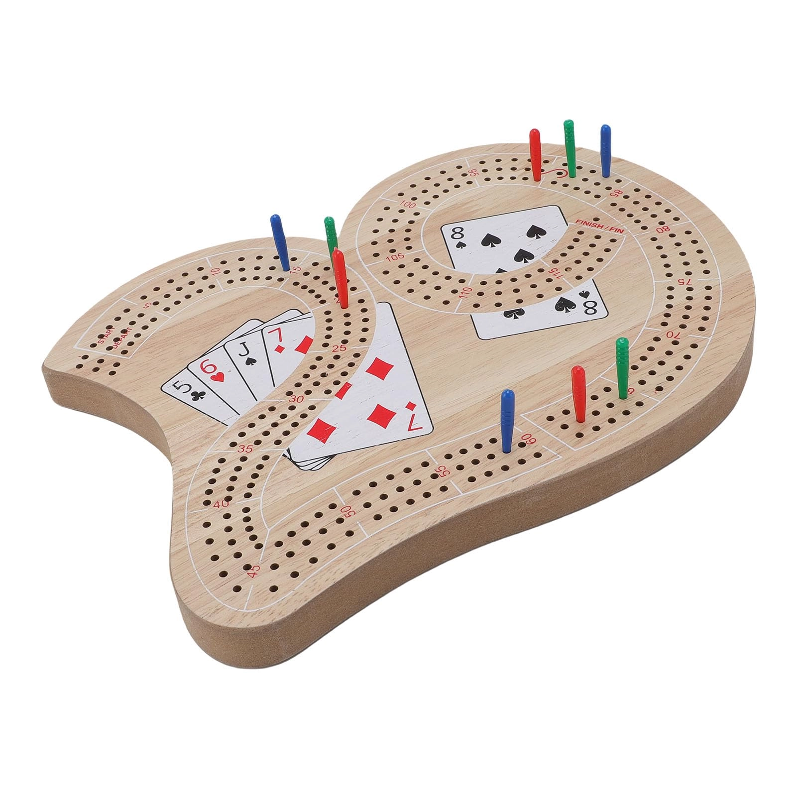 Fdit Wooden Pegs Set - 3+ 9 pieces