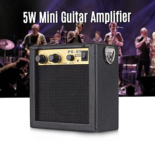 Mini Guitar Amplifier - 5W Wooden 6.35mm Input