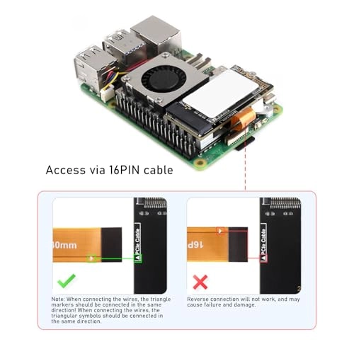 PCIe to M.2 Adapter - NVMe Raspberry Pi 5