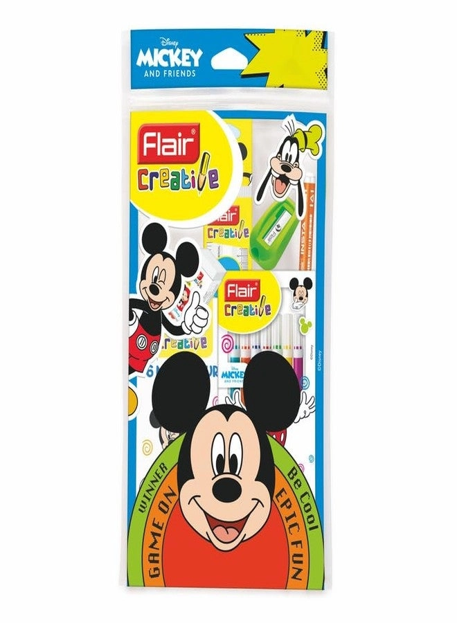 Flair Creative Series Disney Mickey Mouse Stationery Kit - 34 piece(s) Pack
