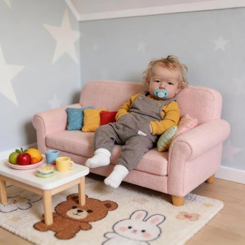 Liam Reborn Baby Doll - 20 inch Vinyl Boy Blonde Hair Ages 3+