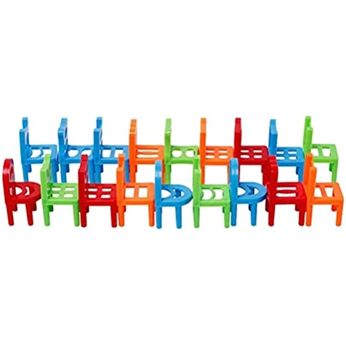 Balancing Chairs Stacking Game - 18 months - 3 years 18 pieces