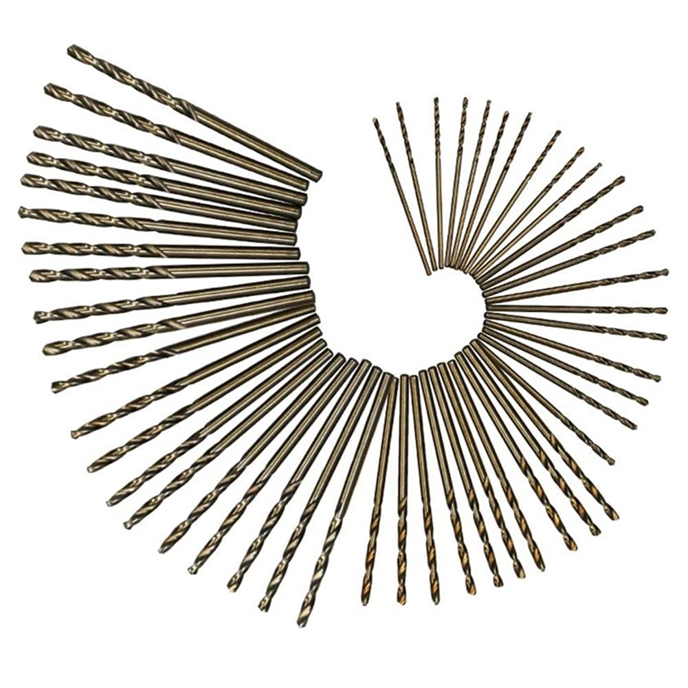 Twist Drill Bit Set - M35 50pcs 1mm-3mm