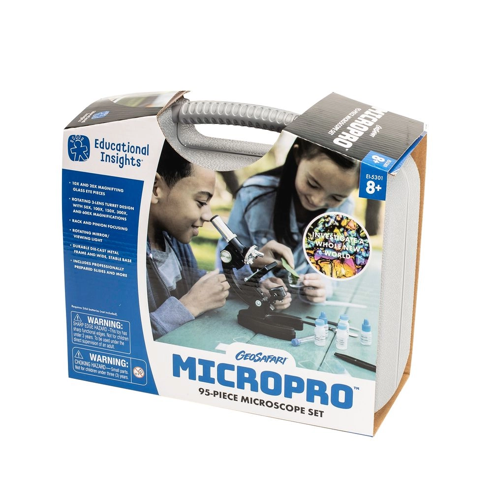 Learning Resources GeoSafari MicroPro Microscope Set Biology - 8 years+ 95 pieces