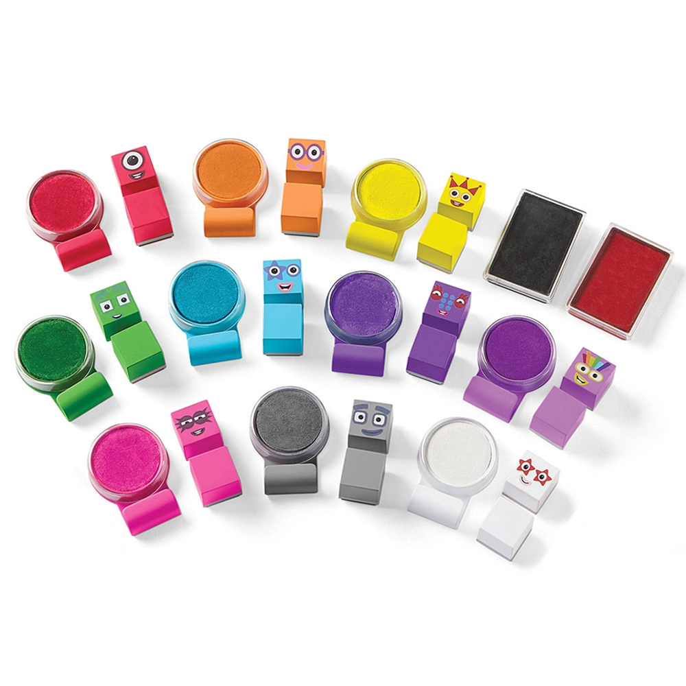 Numberblocks Stamp Activity Set - Suitable for 3 years & above 32 pieces