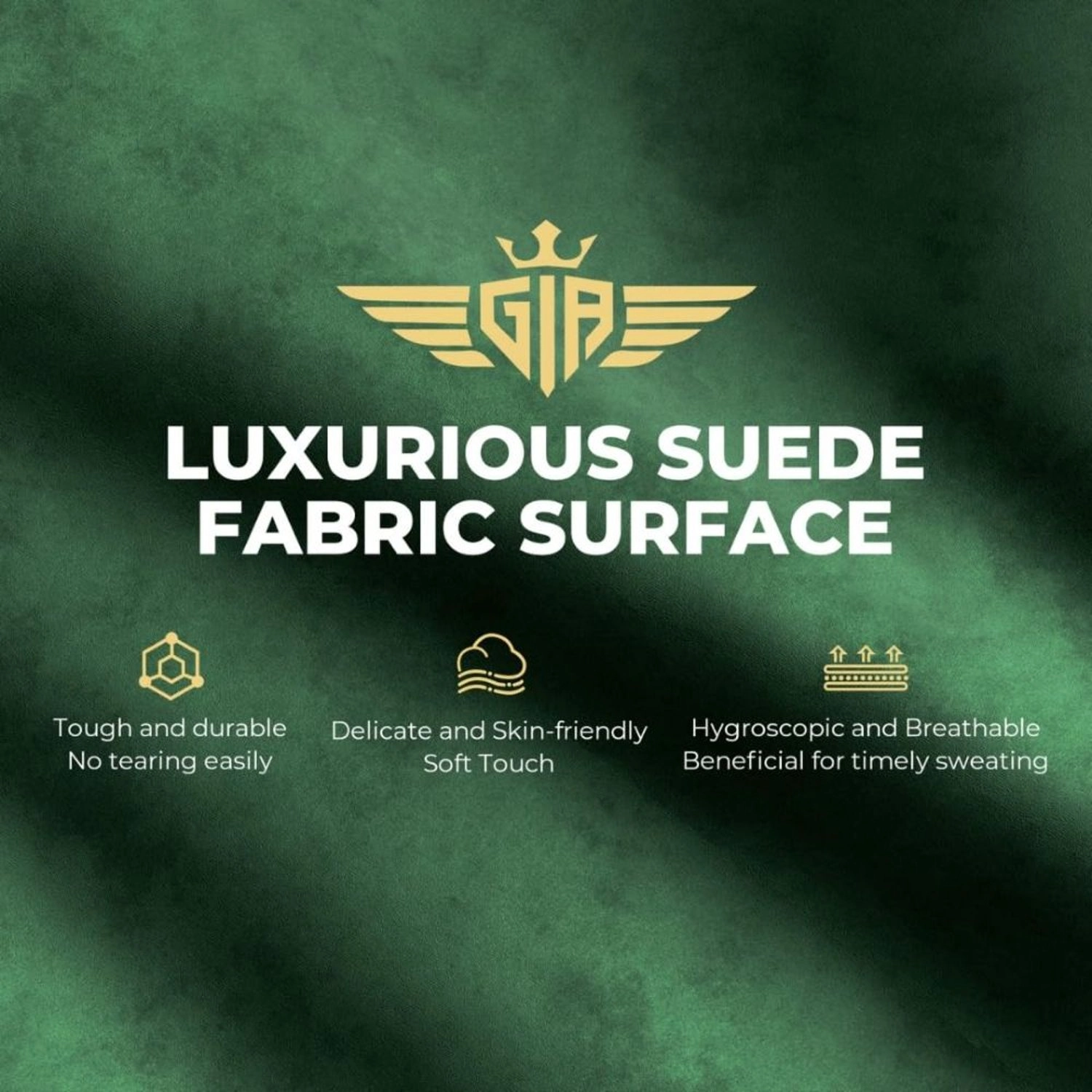 GT829 - Gaming Chair Velvet Green