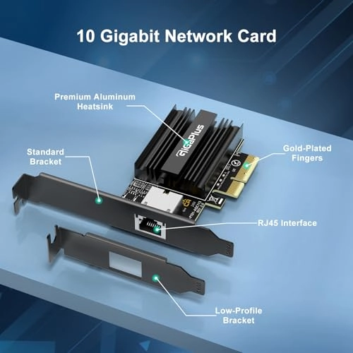 10Gbe PCI-e Network Card - PCI Express x8 Ethernet