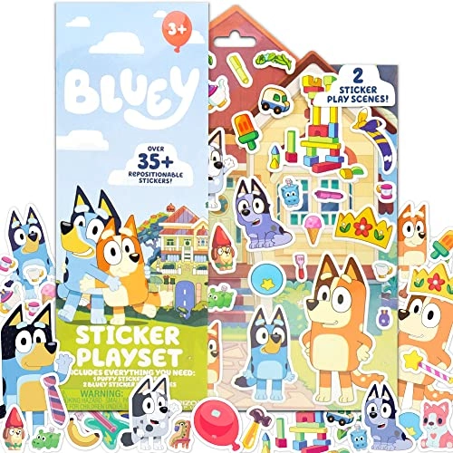 Horizon Group USA Bluey Sticker Book 35 pcs