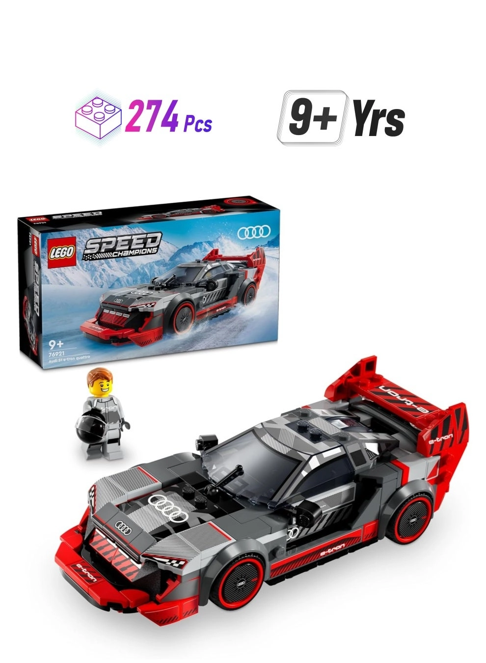 LEGO Speed Champions Audi S1 E-tron Quattro - Vehicle