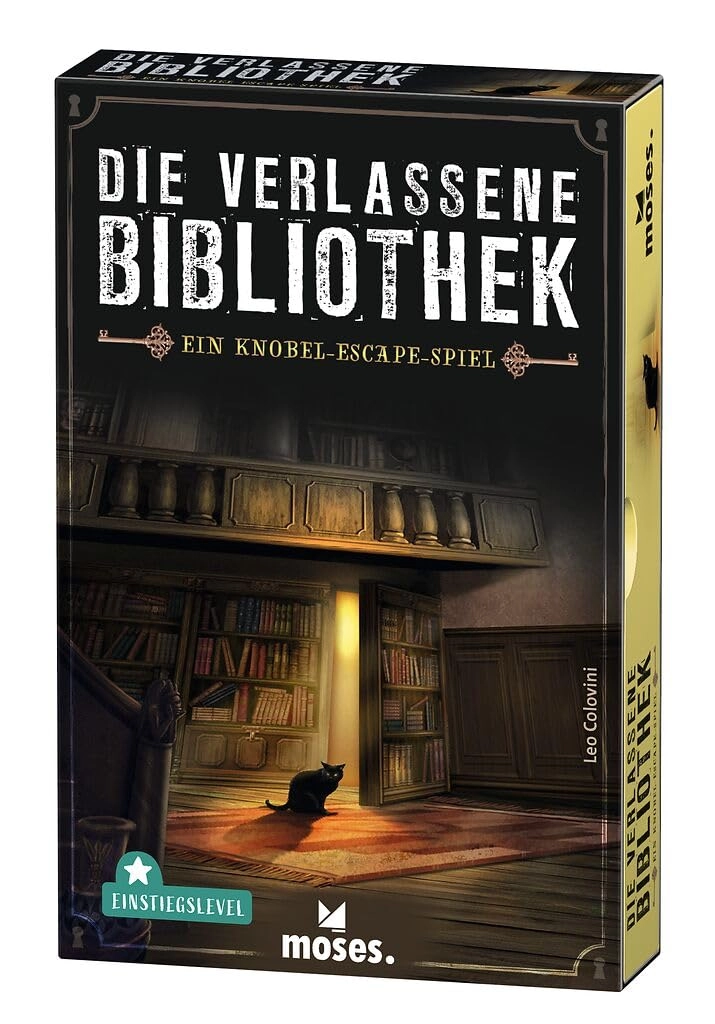 moses. Die Abandene Bibliothek - Escape Game in the Box 90 playing cards (German)